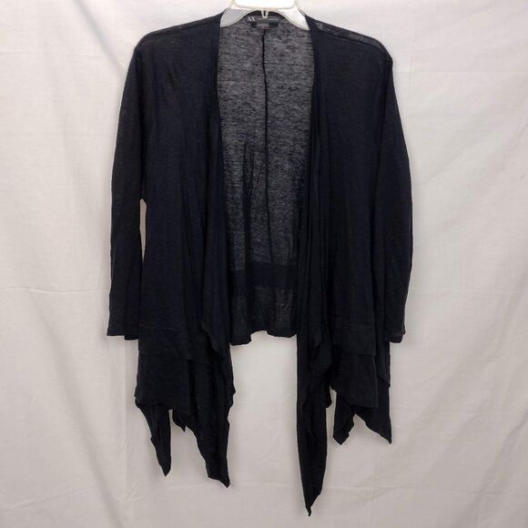 Armani Exchange Coverup Long Sleeve Thin Black J-Summer 2015 Size Small - Picture 1 of 9